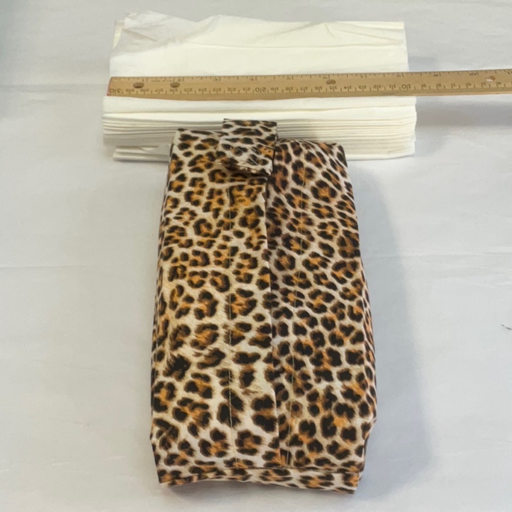 Travel Tissue Holder Cheetah Print